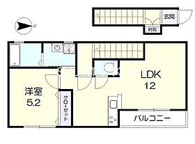 エクセレンス法界院  ｜ 岡山県岡山市北区法界院（賃貸アパート1LDK・2階・42.18㎡） その2