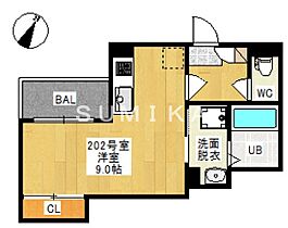 REGALEST 西崎本町  ｜ 岡山県岡山市北区西崎本町（賃貸アパート1R・2階・25.87㎡） その2