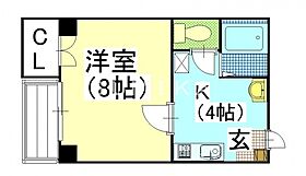 はなやびる  ｜ 岡山県岡山市北区弓之町（賃貸マンション1K・2階・23.35㎡） その2