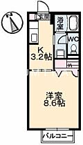 ポジーフラッツ　Ａ棟  ｜ 岡山県岡山市北区青江3丁目（賃貸アパート1K・2階・28.21㎡） その2