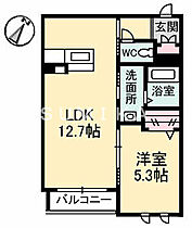 コンソラーレ　参番館  ｜ 岡山県岡山市中区平井6丁目（賃貸アパート1LDK・2階・41.03㎡） その2