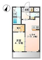 エスポワール辰巳  ｜ 岡山県岡山市北区辰巳（賃貸マンション1LDK・3階・40.00㎡） その2