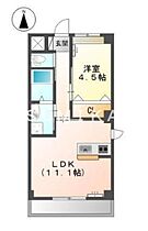 ディアコート下伊福  ｜ 岡山県岡山市北区下伊福2丁目（賃貸マンション1LDK・4階・40.50㎡） その2