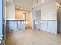 プリマガーデン岡山　壱番館 1階ワンルームのリビング/ダイニング