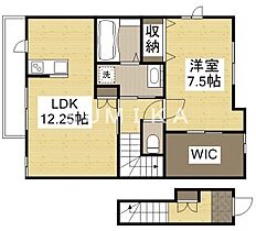 アペルトＭ・Ｋ  ｜ 岡山県岡山市北区辰巳（賃貸アパート1LDK・2階・61.34㎡） その2