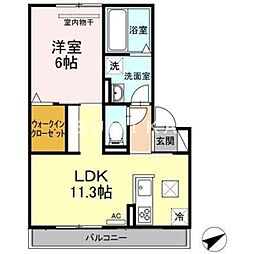 間取図画像 1LDK