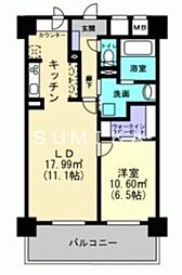 リッチ・クレールマンション 1LDKの間取図画像