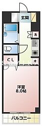 エスペランサ津島 1Kの間取図画像