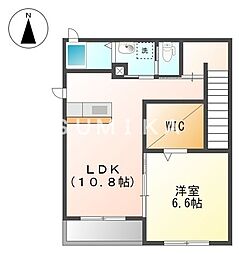 フレシール 1LDKの間取図画像