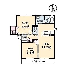 物件の間取り