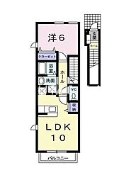ベル・ソラージュ1 1LDKの間取図画像