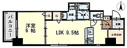GARDEN富田町 1LDKの間取図画像