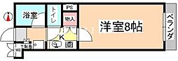 イマージュ・シャトー 1Kの間取図画像