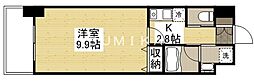 willDo岡山大供 1Kの間取図画像