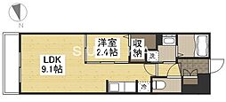 月光旭東町 1LDKの間取図画像