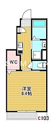 Orion 1Kの間取図画像
