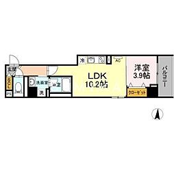 雅メゾン 1LDKの間取図画像