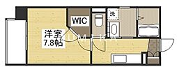 カサ・セグーラ田町 1Kの間取図画像