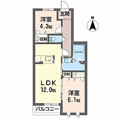 物件の間取り