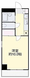 トーコーレジデンス豊成 1Kの間取図画像