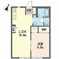 レーベン桜が丘  ｜ 岡山県赤磐市桜が丘西8丁目（賃貸アパート1LDK・1階・39.04㎡） その2