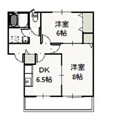 アーク・エテルノ 2DKの間取図画像