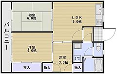 物件の間取り
