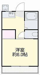 アーバンムクギ 1Kの間取図画像