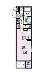 ウインドフィル ワンルームの間取図画像