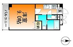 ルミナスライフ 1Kの間取図画像