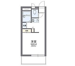 レオパレスフレア駅元町 1Kの間取図画像