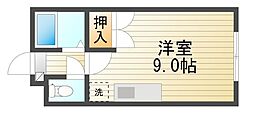 グリーンパレス津島西 ワンルームの間取図画像