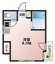 岡山県岡山市中区門田屋敷2丁目（賃貸アパート1R・3階・25.00㎡） その2