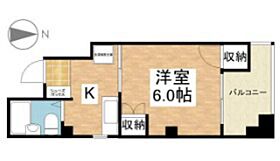 岡山県岡山市北区駅前町2丁目（賃貸マンション1K・5階・19.30㎡） その2