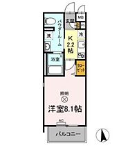 岡山県岡山市北区東古松5丁目（賃貸マンション1K・3階・26.87㎡） その2