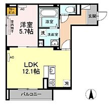 岡山県岡山市北区野田5丁目（賃貸アパート1LDK・3階・46.53㎡） その2