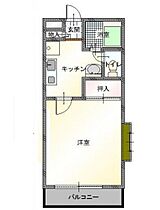 岡山県岡山市北区西古松1丁目（賃貸マンション1K・3階・26.23㎡） その2