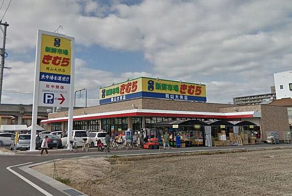 画像19:スーパー「新鮮市場きむら岡山大供店まで462ｍ」