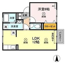 岡山県岡山市北区津高（賃貸アパート1LDK・2階・41.89㎡） その2