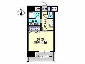 岡山県岡山市北区高柳西町（賃貸マンション1K・6階・27.81㎡） その2