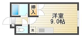 岡山県岡山市北区谷万成1丁目（賃貸アパート1R・1階・21.00㎡） その2