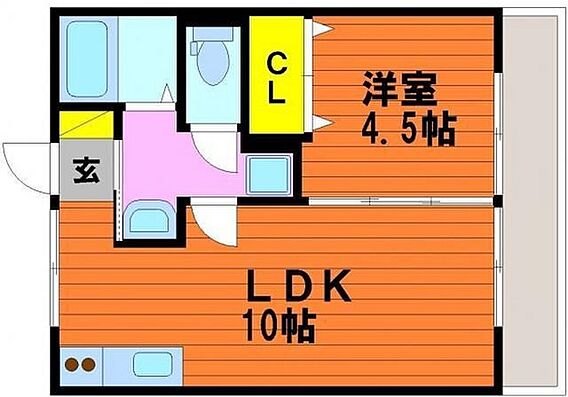 コーポゆたか_間取り_0