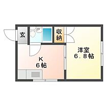 岡山県岡山市北区南方2丁目（賃貸マンション1DK・3階・18.10㎡） その2