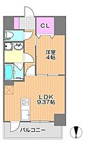 岡山県岡山市北区富田町2丁目（賃貸マンション1LDK・13階・36.72㎡） その2