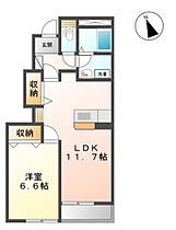 岡山県岡山市北区高松（賃貸アパート1LDK・1階・42.98㎡） その2