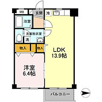 リヴェールima  ｜ 岡山県岡山市北区今1丁目（賃貸マンション1LDK・2階・46.80㎡） その2