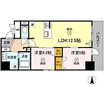 Phoenix  ｜ 岡山県岡山市北区表町2丁目（賃貸マンション2LDK・11階・50.55㎡） その2