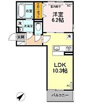 ヴィクトワール  ｜ 岡山県岡山市南区福田（賃貸アパート1LDK・1階・40.01㎡） その2