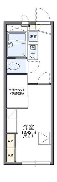 レオパレス鴨川II ｜岡山県岡山市北区北長瀬表町2丁目(賃貸アパート1K・2階・22.35㎡)の写真 その2