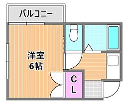 プレアール南方II  ｜ 岡山県岡山市北区南方4丁目（賃貸マンション1K・3階・19.34㎡） その2